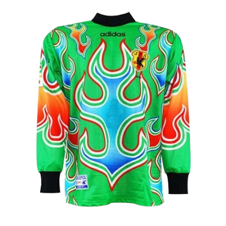 Retro Japan Shirt Goalkeeper Green Long Sleeve 1998 World Cup