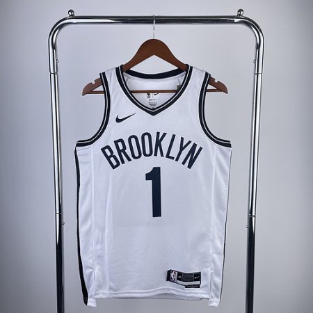 2023 Nets White No. 1 Bridges