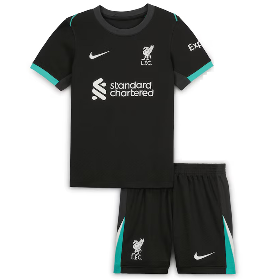 Kids Liverpool Away Kit Shirt+Shorts 2024/25