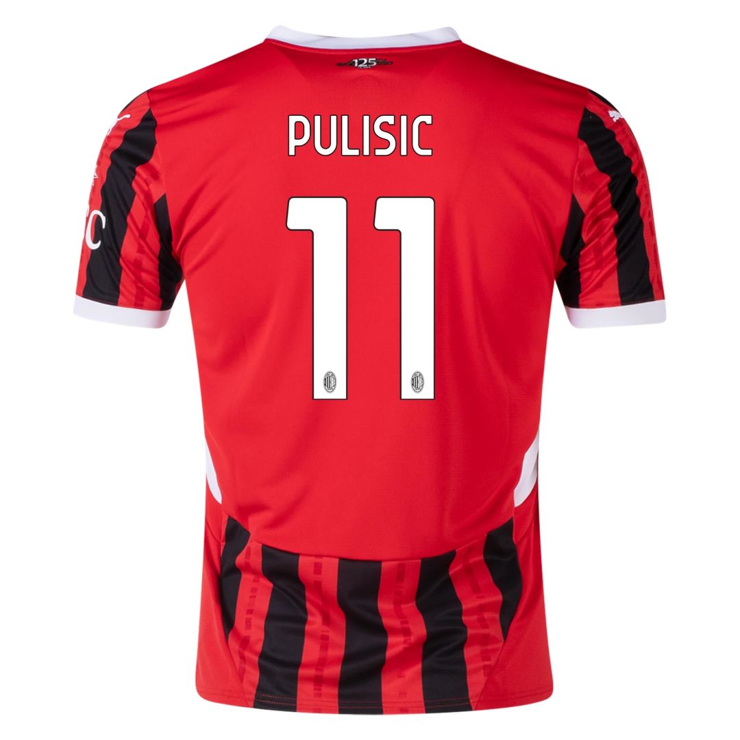 Pulisic #11 AC Milan Shirt Home 2024/25