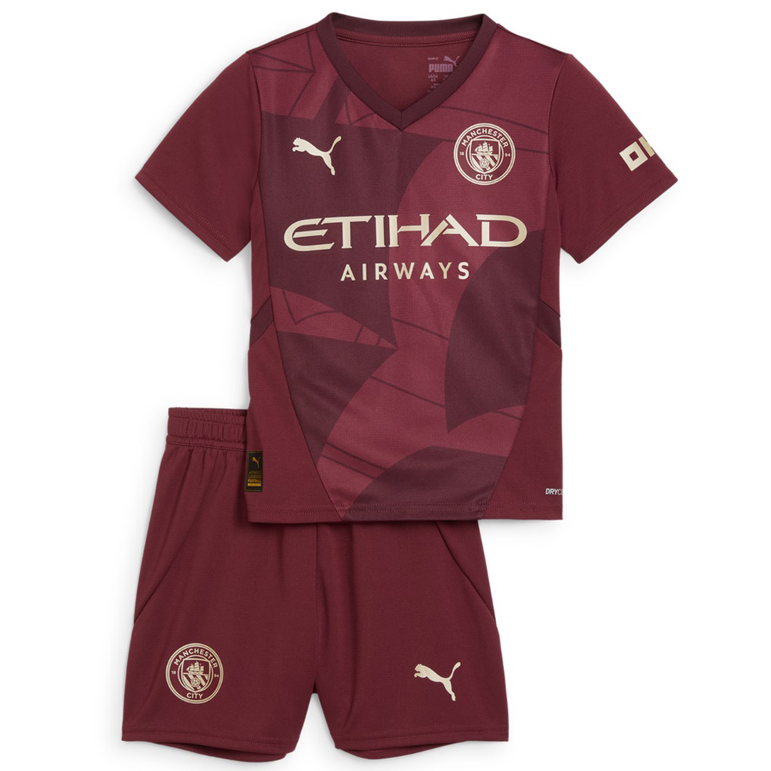 Kids Manchester City Third Shirt Kit 2024/25