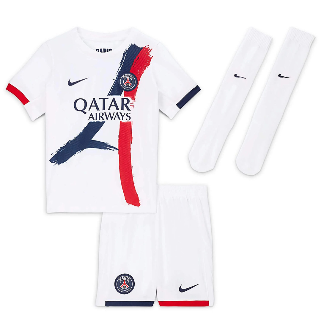 Kids PSG Away Full Kit(Shirt+Shorts+Socks) 2024/25