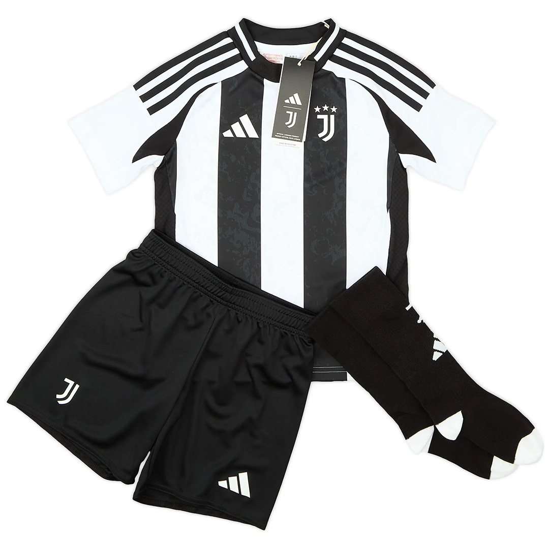 Kids Juventus Home Full Kit(Shirt+Shorts+Socks) 2024/25