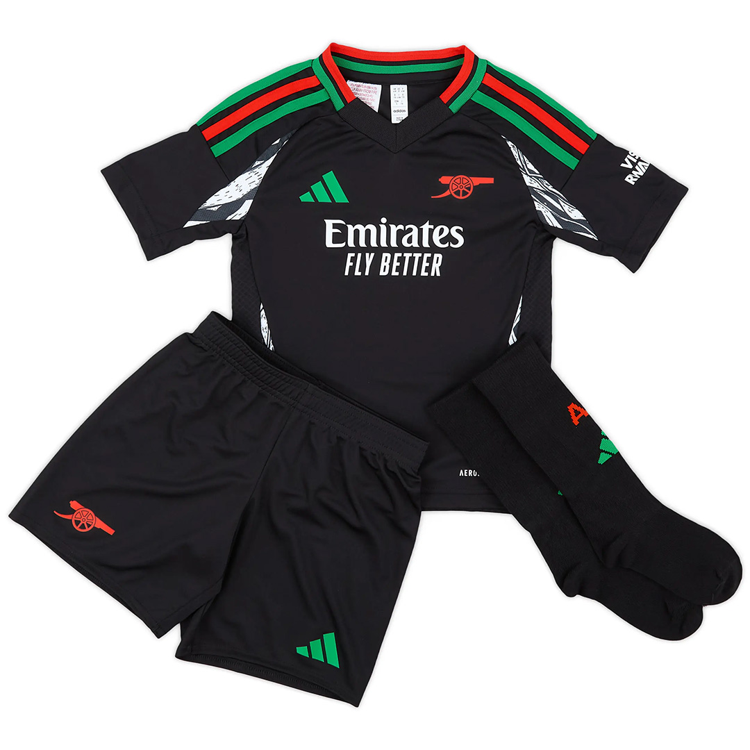 Kids Arsenal Away Full Kit(Shirt+Shorts+Socks) 2024/25
