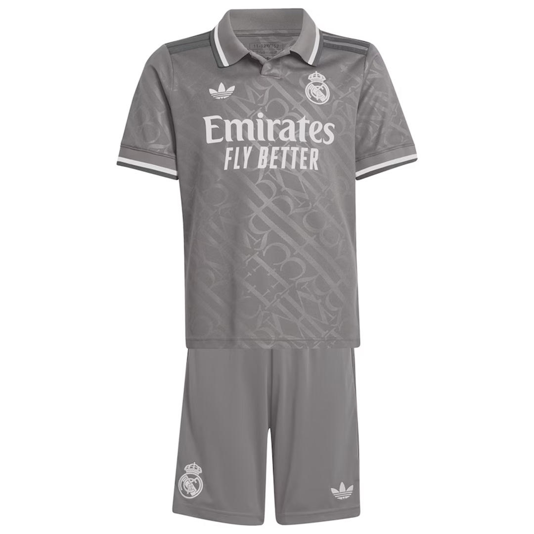 Kids Real Madrid Third Kit Shirt+Shorts 2024/25