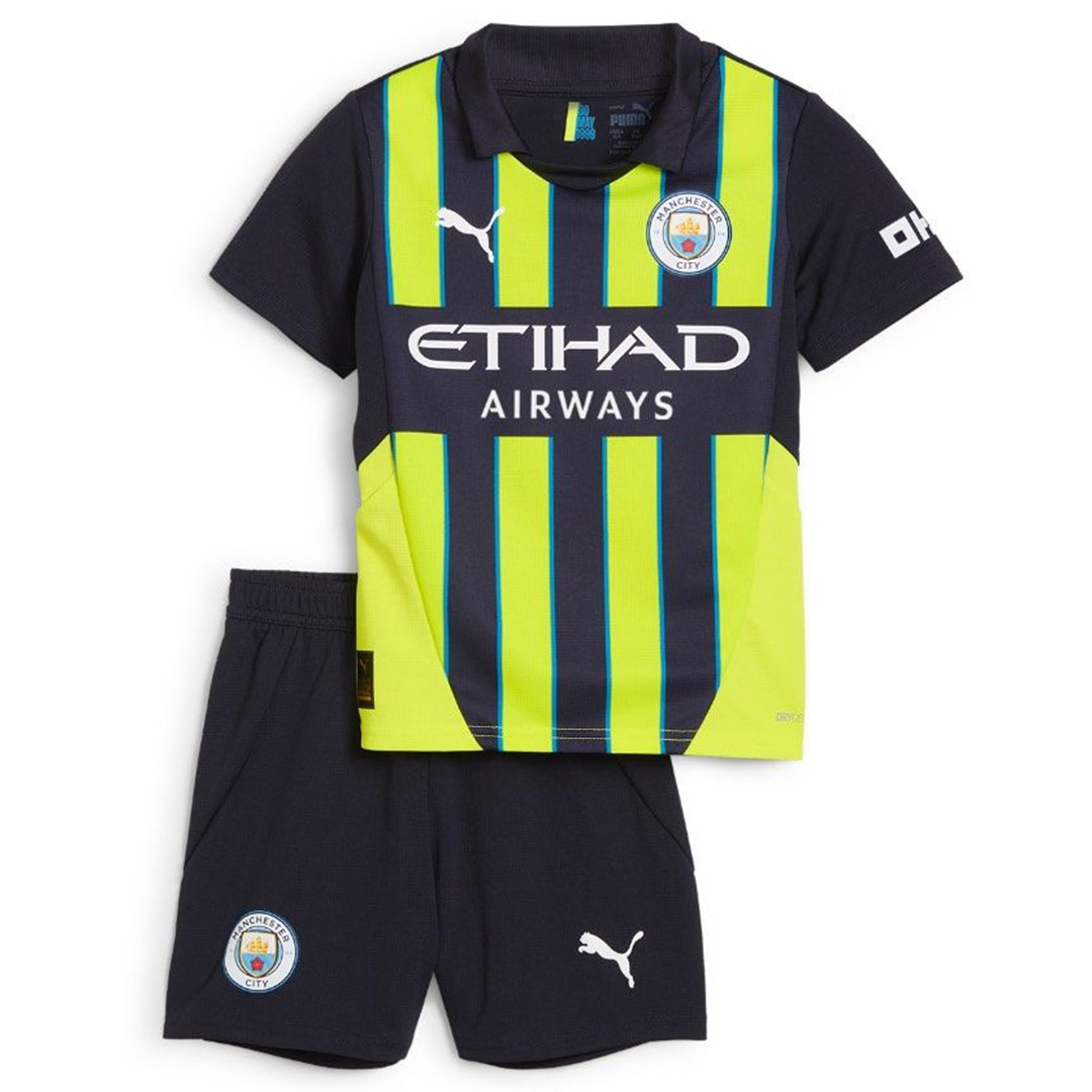 Kids Manchester City Away Shirt Kit 2024/25