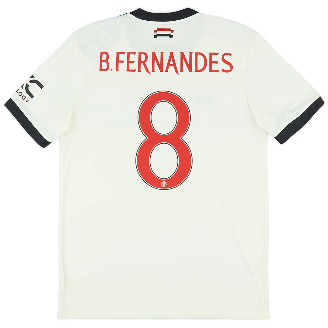 B.FERNANDES #8 Manchester United Third Shirt 2024/25 - Man United Font