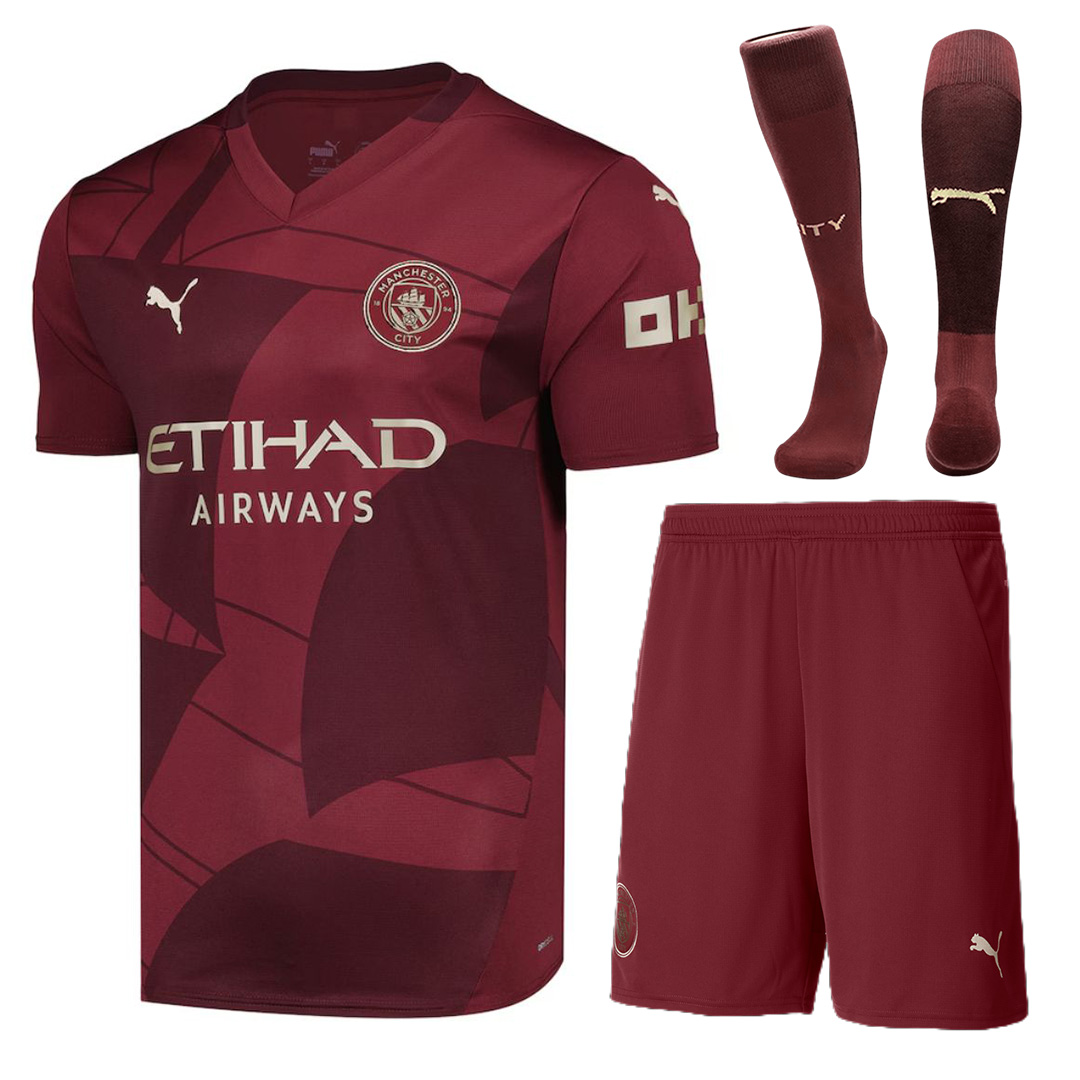 Manchester City Third Full Kit(Shirt+Shorts+Socks) 2024/25