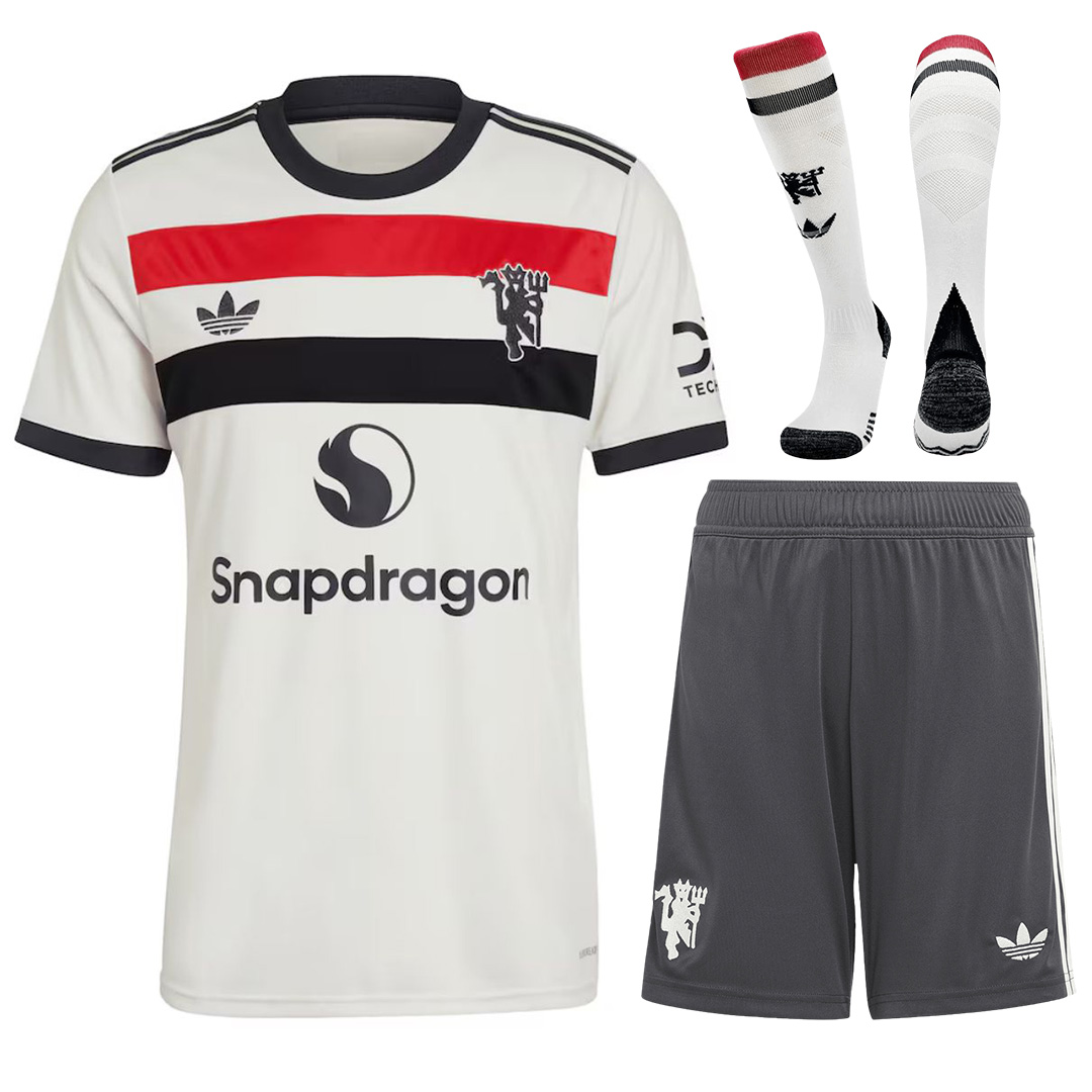 Manchester United Third Full Kit(Shirt+Shorts+Socks) 2024/25