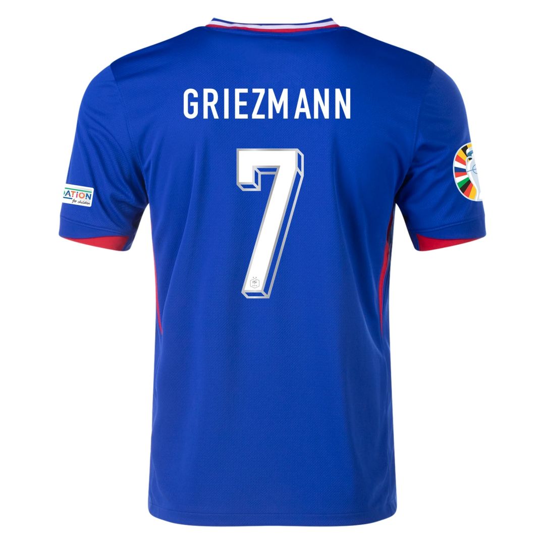 [Super Replica] GRIEZMANN #7 France Home Shirt Euro 2024