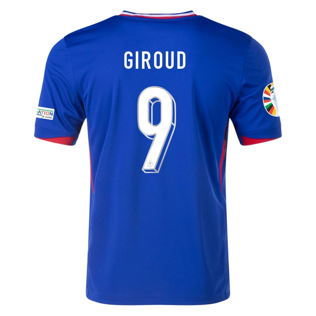 [Super Replica] GIROUD #9 France Home Shirt Euro 2024