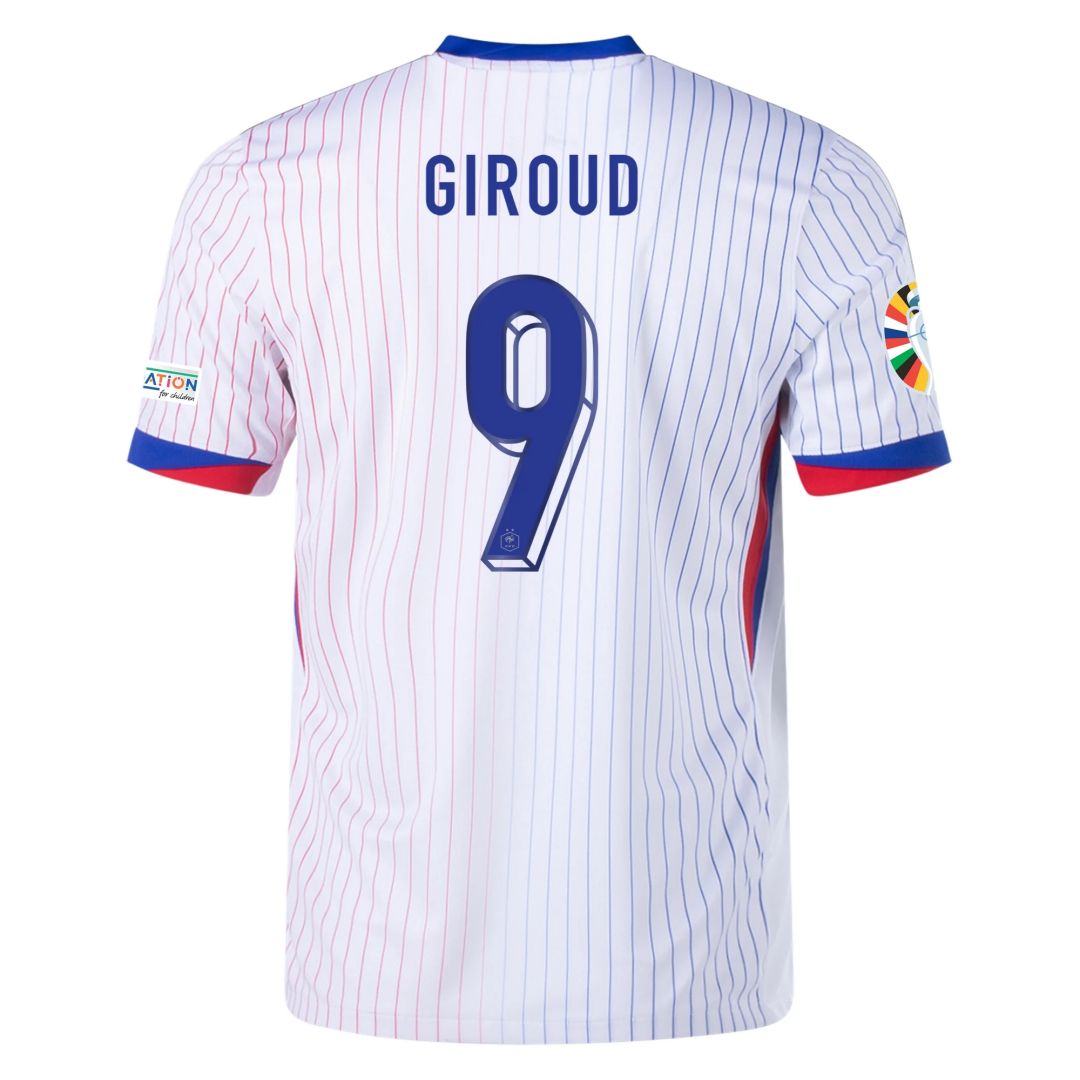 [Super Replica] GIROUD #9 France Away Shirt Euro 2024