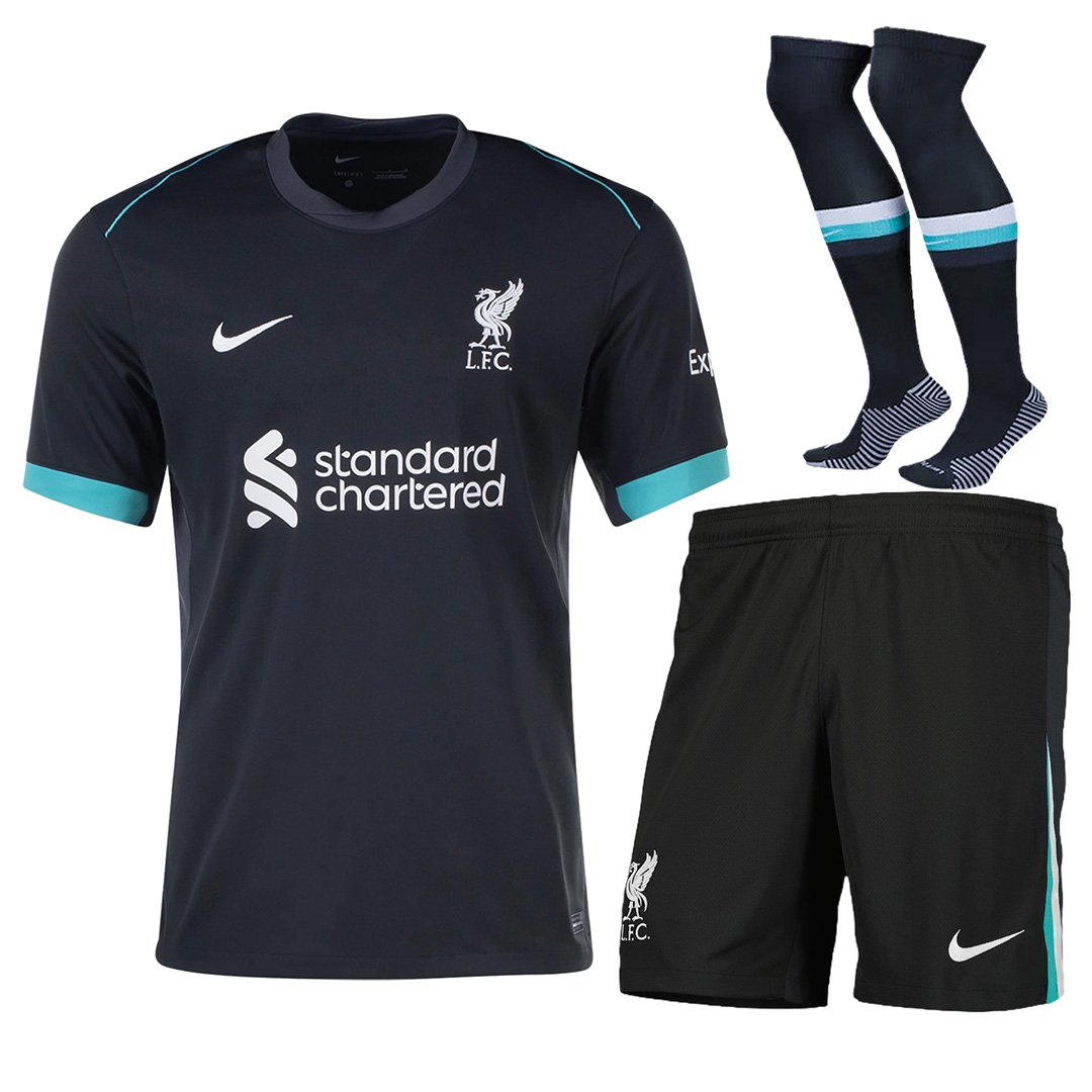 Liverpool Away Full Kit(Shirt+Shorts+Socks) 2024/25