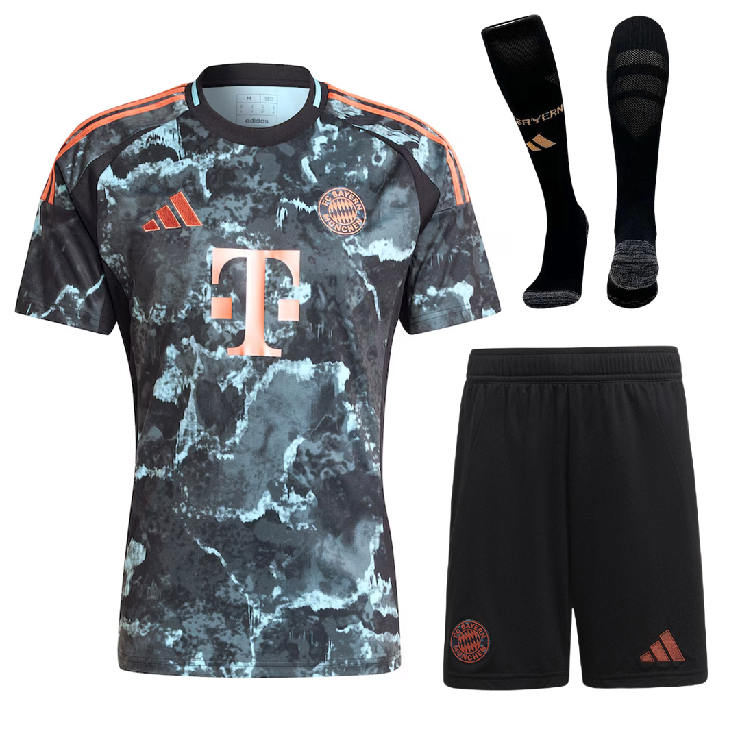 Bayern Munich Away Full Shirt Kit 2024/25