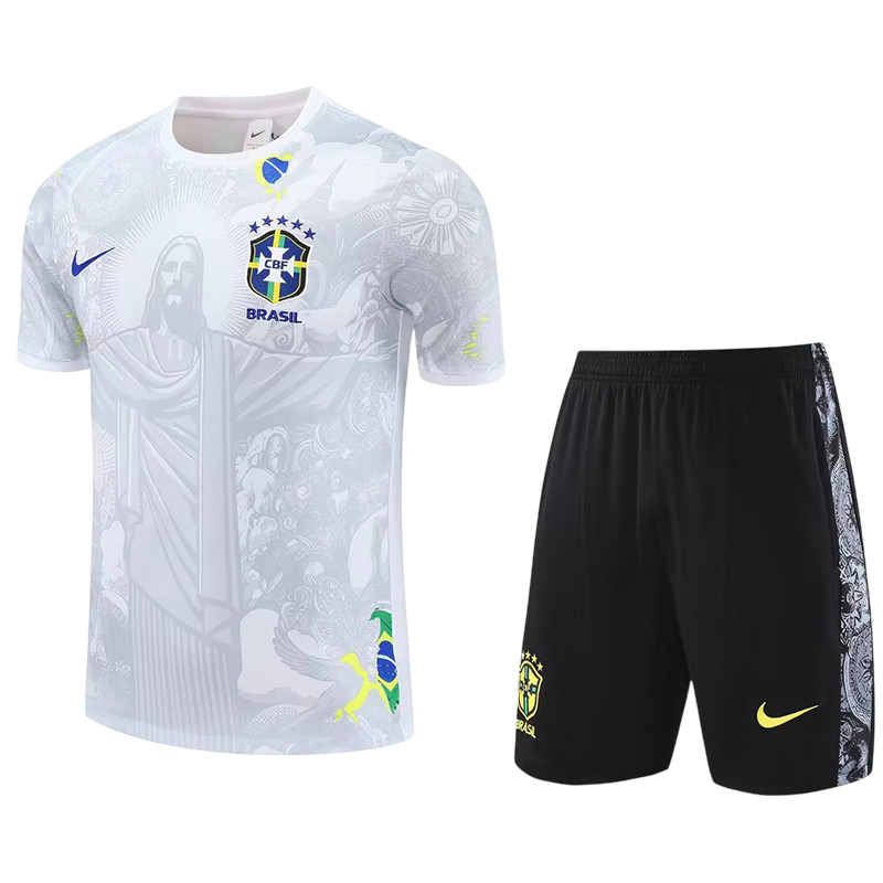 Kids Brazil Short Training Suit 2025/26