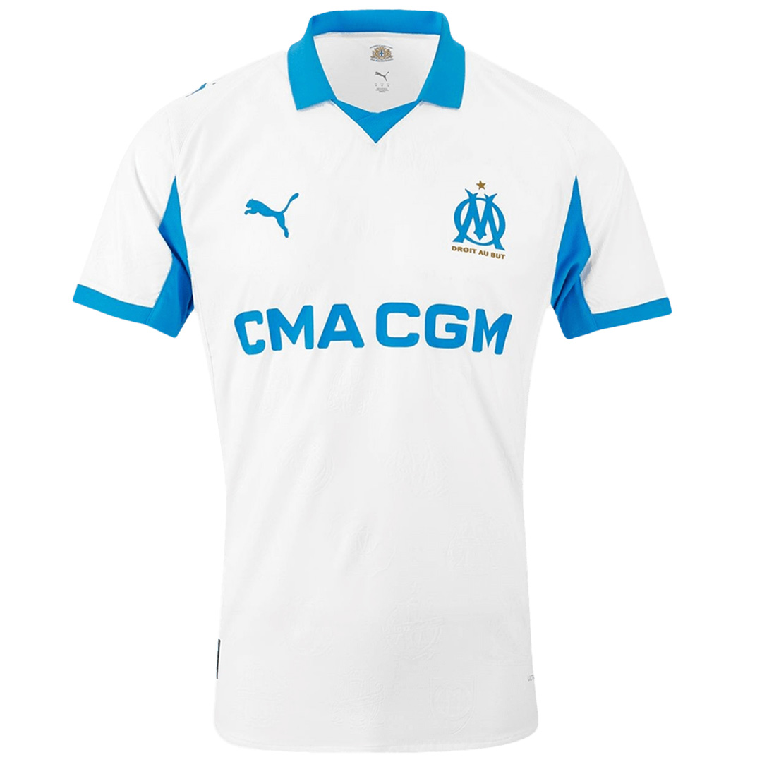 Marseille Home Match Shirt Player Version 2025/26