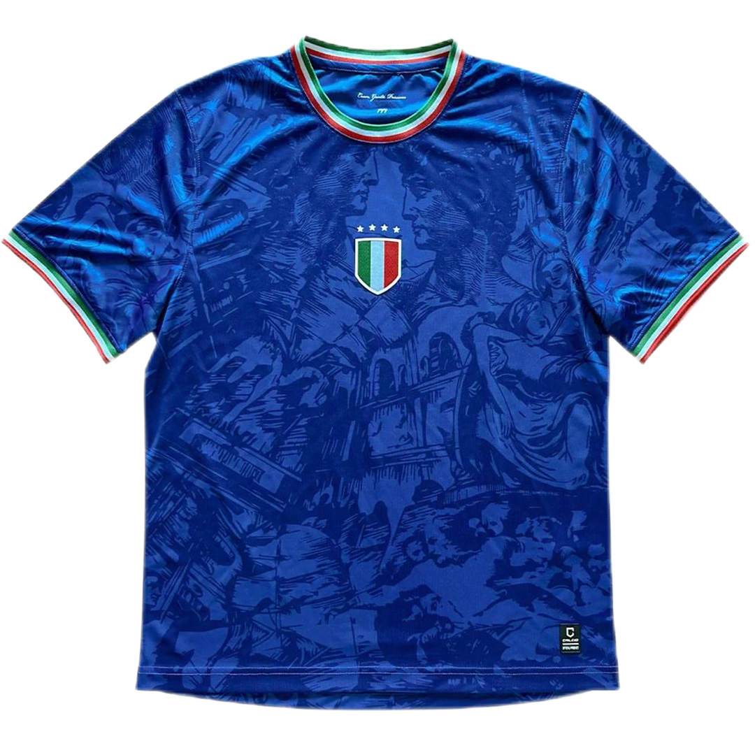 Italy Home 'Italian Football TV' Version Shirt 2024
