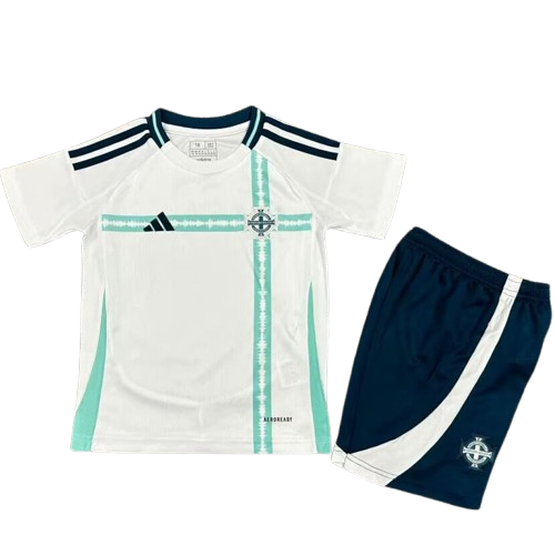 Kids Northern Ireland Away Soccer Kit(Shirt+Shorts) 2024