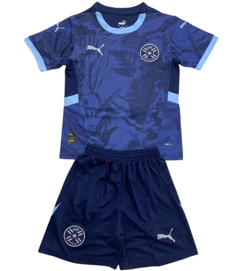 Kids Paraguay Away Soccer Kit(Shirt+Shorts) 2024