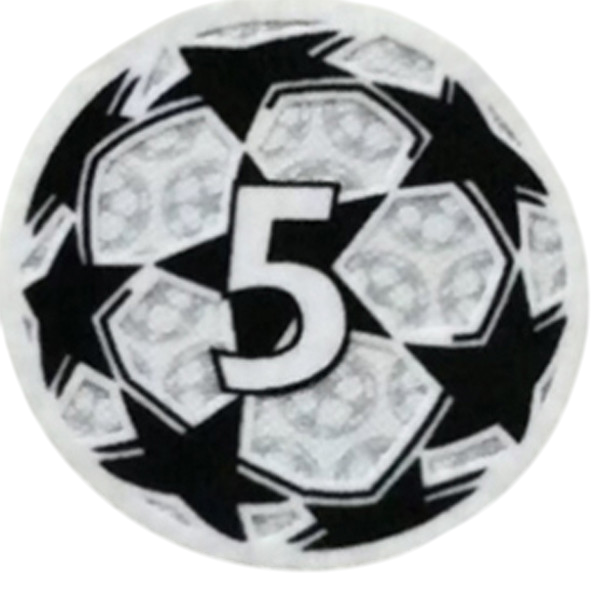 2021-24 UEFA Champions League 5 Times Winners Player Issue Badge of Honour Patch