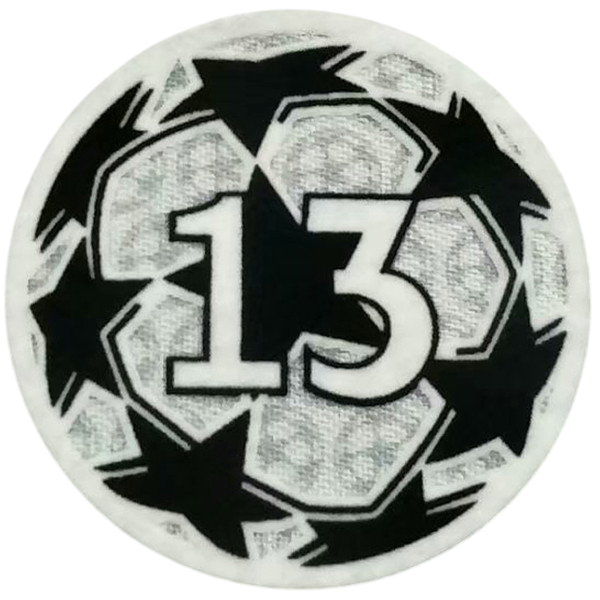 2021-24 UEFA Champions League 13 Times Winners Player Issue Badge of Honour Patch