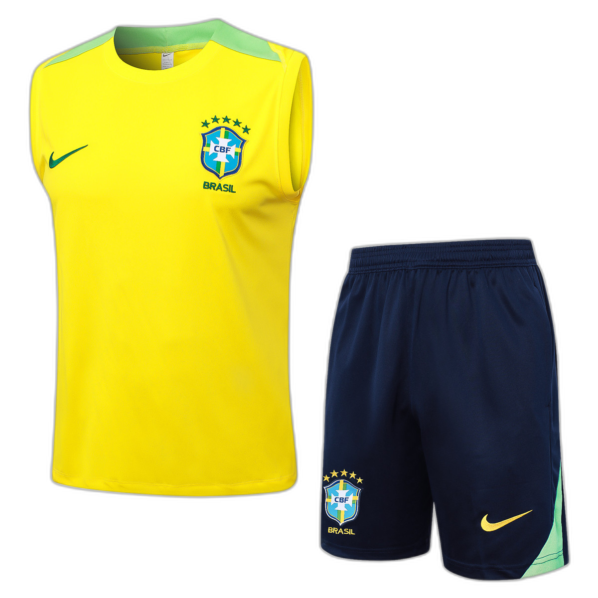 Brazil Vest Suit Yellow 2024