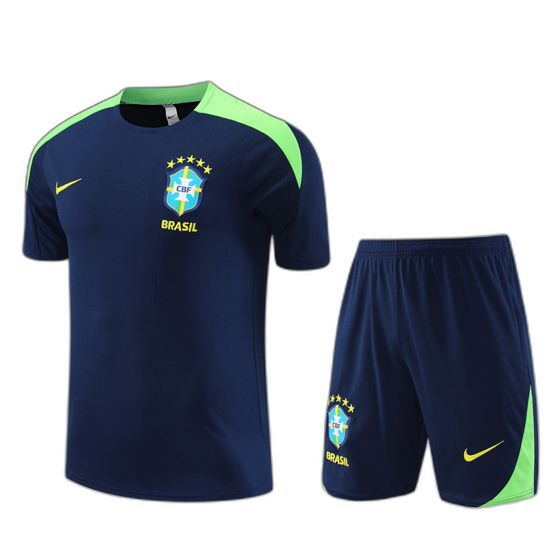 Kids Brazil Short Training Suit Royal 2024