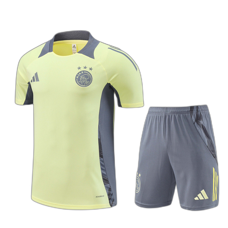 Kids Ajax Short Training Suit Yellow 2024/25