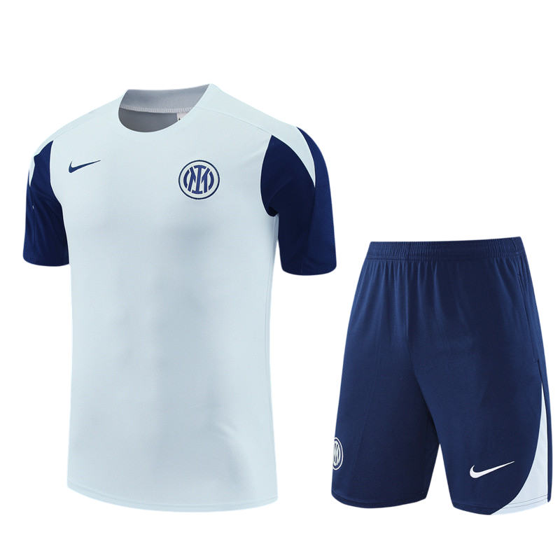 Kids Inter Milan Short Training Suit Light Grey 2025/26