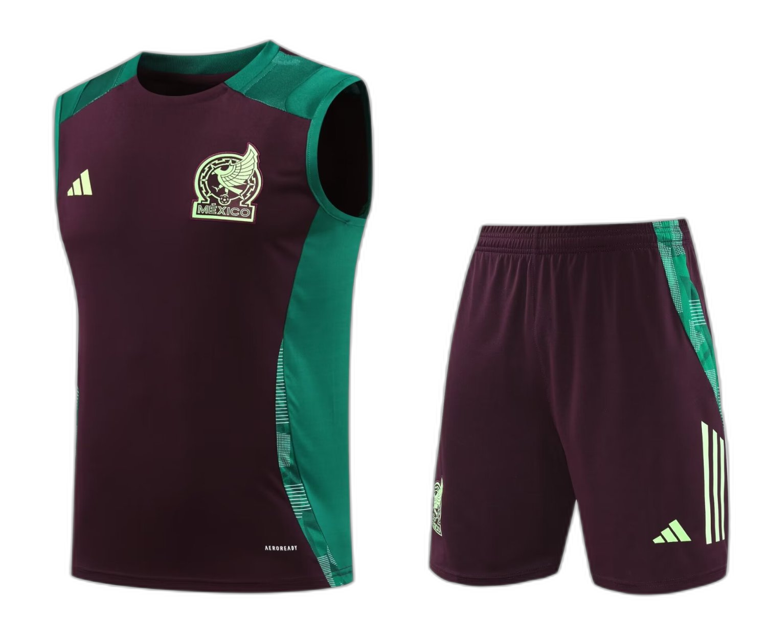 Mexico Vest Suit Burgundy 2024