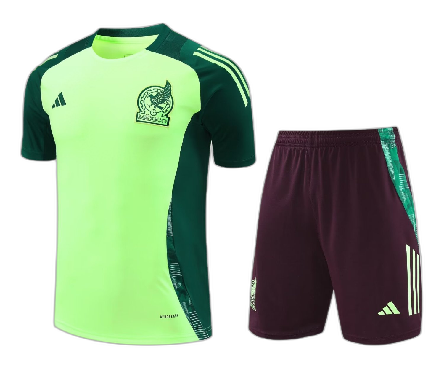 Mexico Short Training Suit Yellow 2024