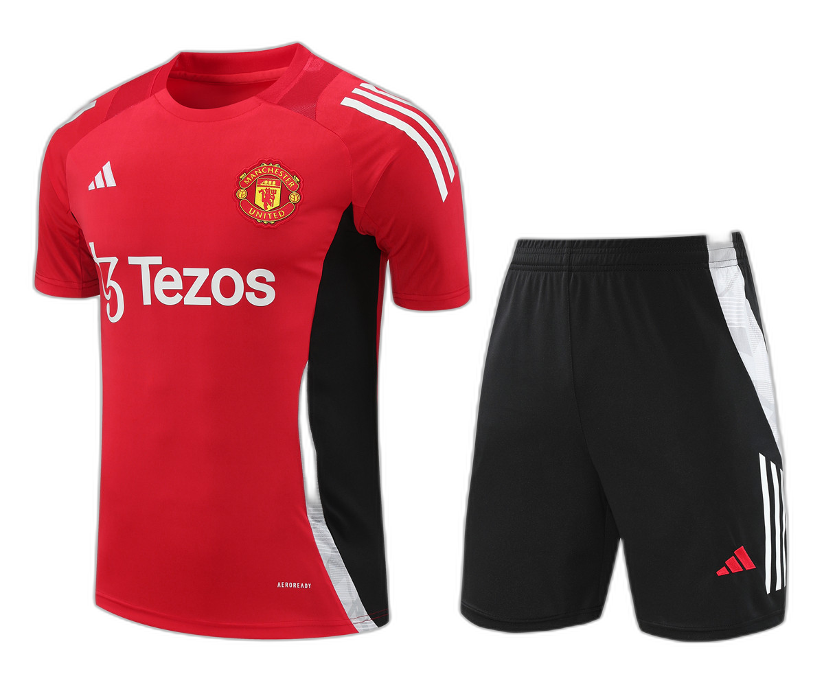 Manchester United Short Training Suit Red 2024/25