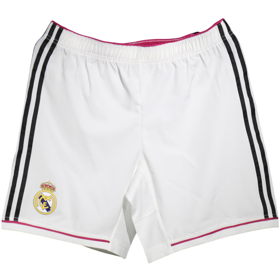 Real Madrid Home White Retro Player Version Shorts 2014/15