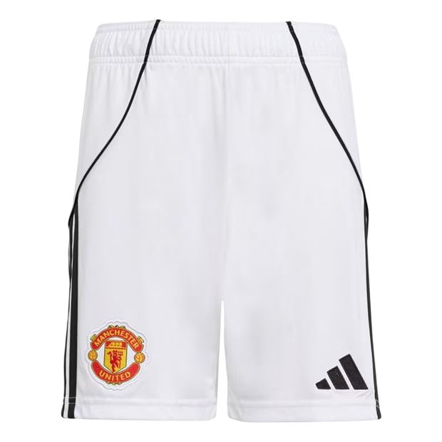Manchester United White Player Version Shorts 2025/26