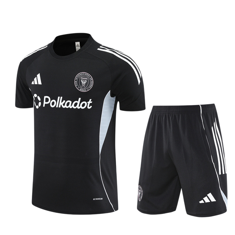 Kids Inter Miami C.F. Short Training Suit Black 2025/26