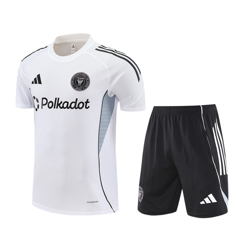 Kids Inter Miami C.F. Short Training Suit White 2025/26