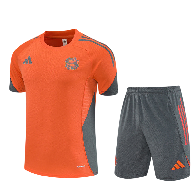 Kids Bayern Munich Short Training Suit Orange 2025/26