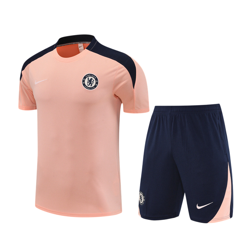 Kids Chelsea Short Training Suit Pink 2025/26