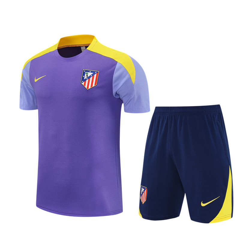 Kids Atletico Madrid Short Training Suit Purple 2025/26