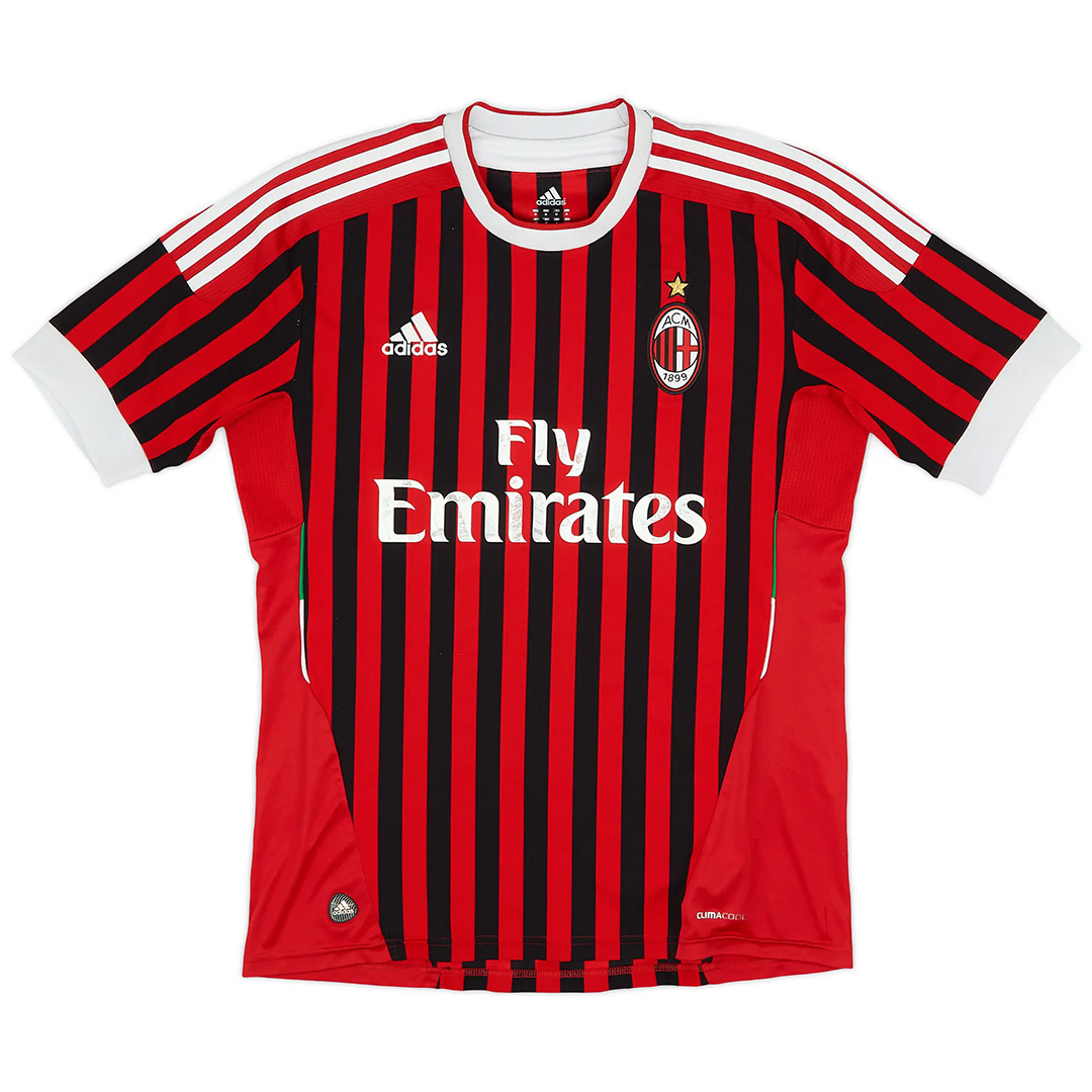 Retro AC Milan Shirt Home 2011/12