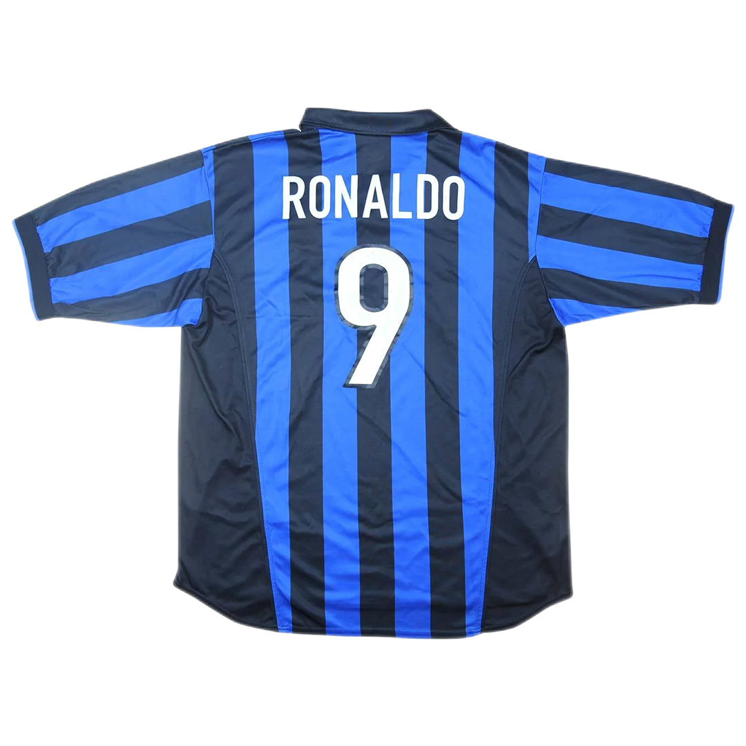 Retro Inter Milan Shirt Home 1998/99 Ronaldo #9