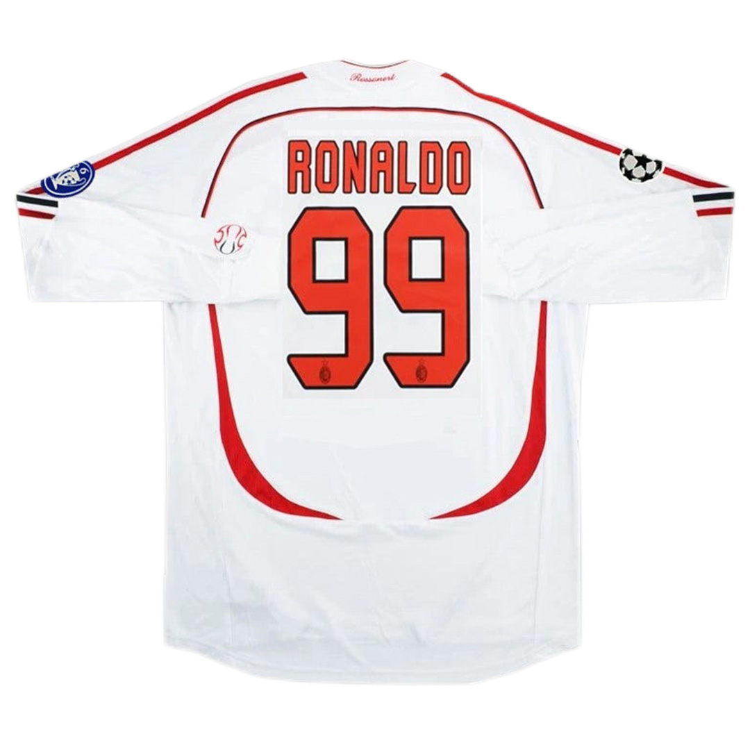 Retro AC Milan Shirt Away UCL Final Long Sleeve 2006/07 Ronaldo #99