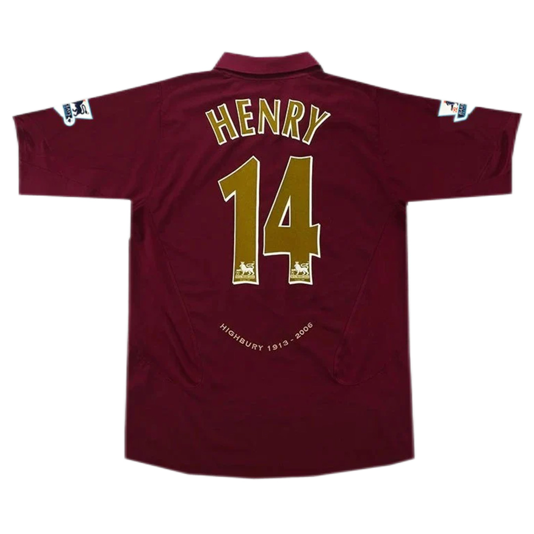 Retro Arsenal Shirt Home 2005/06 Henry #14