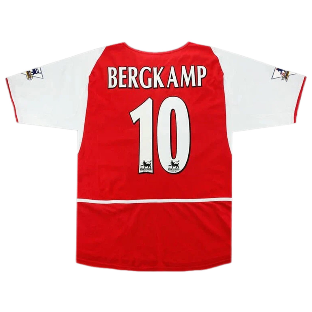 Retro Arsenal Shirt Home 2002/04 Bergkamp #10