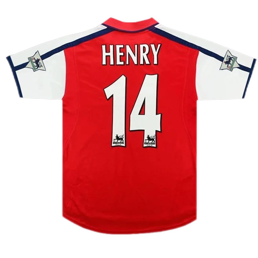 Retro Arsenal Shirt Home 2000/01 Henry #14