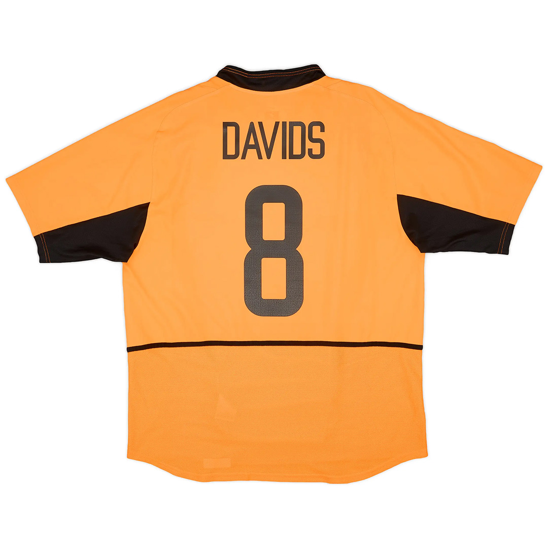 Retro Netherlands Shirt Home 2002 DAVIDS #8