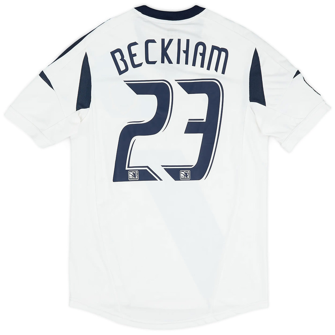 Retro LA Galaxy Shirt Home 2012 Beckham #23