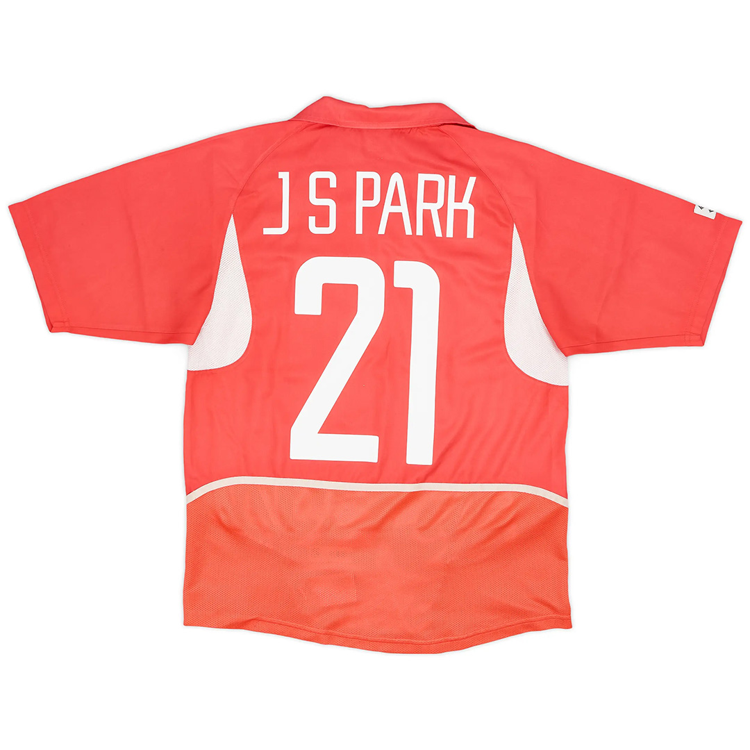 Retro South Korea Home Shirt 2002 J S PARK #21