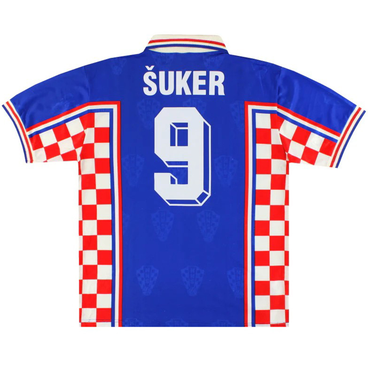 Retro Croatia Away Shirt World Cup 1998 ?Suker #9